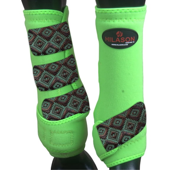 Small Hilason Horse Medicine Sports Boots Rear Hind Leg