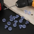 thumbnail image 4 of 30Pack Glass Top Table Bumpers with Stem for 7mm Hole, Clear, 4 of 6