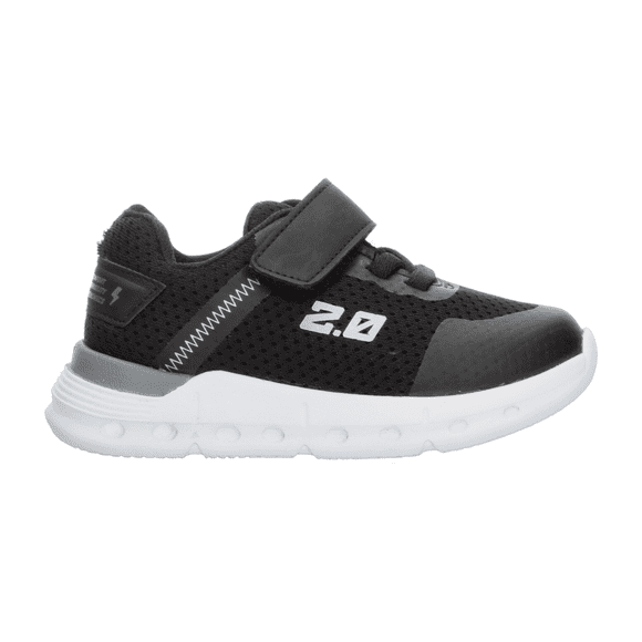 Tenis Vavito Niño Negro Deportivo Running Cintas Adhesivas Infantil T18-22 negro 19.5