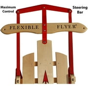 Flexible Flyer 1048 Metal Runner Steel & Wood Snow Slider Sled, 48 inch