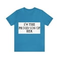 thumbnail image 3 of PROUD SON OF HER (ADULT) Unisex Jersey Short Sleeve Tee, 3 of 64