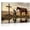 Frame-style, variant on Inspirational Cowboy Praying at Cross Canvas Wall Art Western Horse Landscape Rustic Christian Faith Home Decor Pictures for Living Room Bedroom