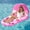 Pink, variant on Inflatable Canopy Pool Float with Backrest & Footrest