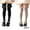 Black + Brown Coffee, variant on Godderr Kids Baby Girl's Knee High Socks with Bow 3-12Y Little Girl's Dress Socks Cotton Tube Long Socks Non-slip Socks 2 Pairs