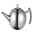thumbnail image 1 of CIMAXIC 1.5L Belly Shape Thicker Tea Pot Linner With Filter Design Water Kettle 304 Stainless Steel Tea Kettle,7.28"X5.12"X5.12", 1 of 4