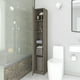 thumbnail image 2 of GABINETE − DUBLÍN  Gabinete Alacena Guardarropa Estante con Puerta 5 Espacios Organizadores Gabinete para Blancos, Despensa  (ROBLE TOUCH )0, 2 of 9