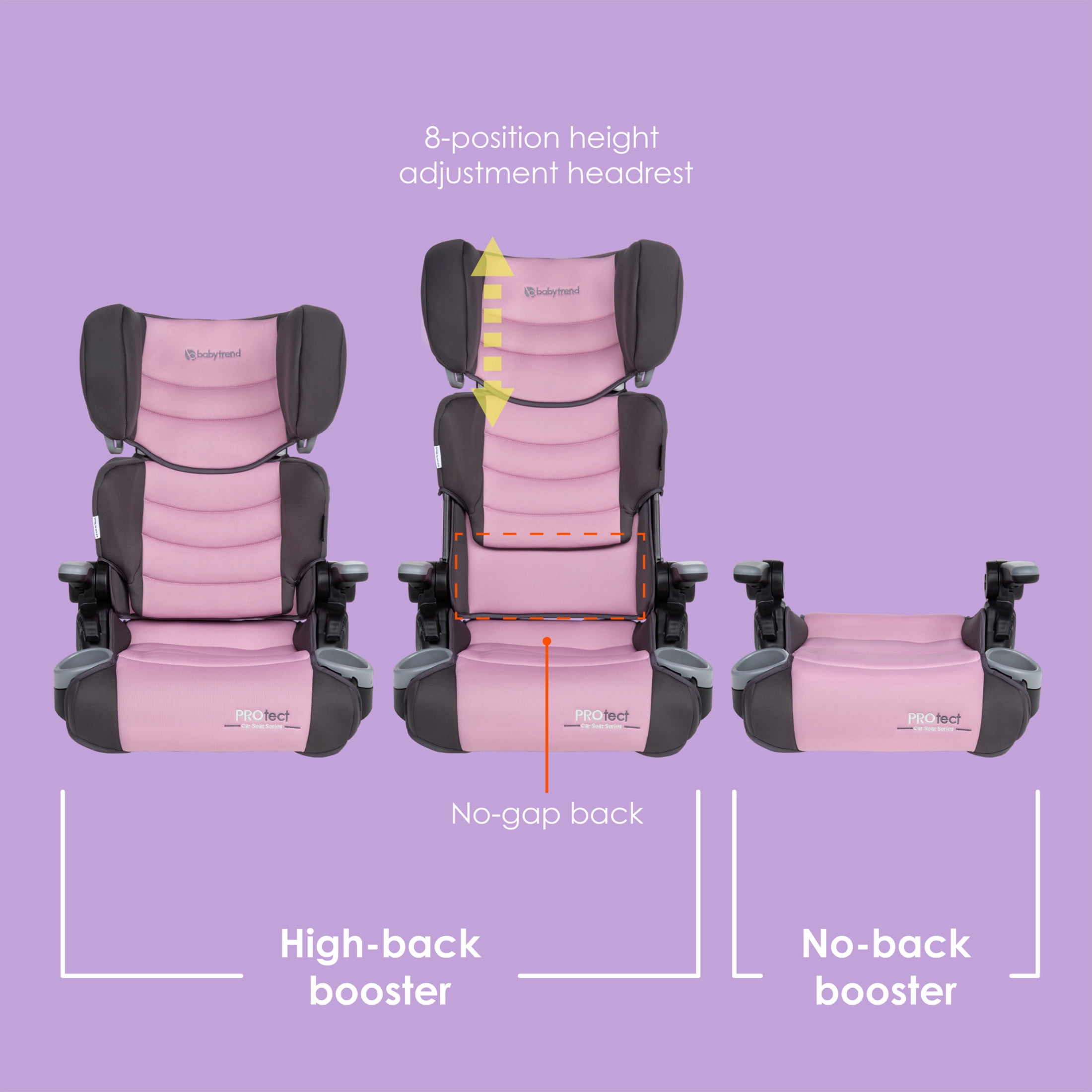 Baby Trend PROtect 2-in-1 Folding Booster Seat