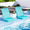 Blue, variant on MELLCOM HDPE Pool Lounge Chairs Set of 2, in Pool Lounge Chairs up to 10-Inches of Water, Chaise Lounge Chairs with Wheels, S Shape Patio Lounge Chairs for Pool, Deck, Garden, Beach, Blue