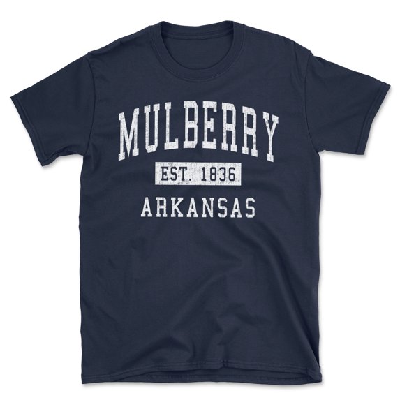 Mulberry Arkansas Classic Established Men's Cotton T-Shirt