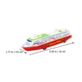 thumbnail image 2 of 5 Pcs Modèle de Navire de Croisière Jouet Navire à Recul Bateau à Vapeur Jouets à Glisser (Style Aléatoire), 2 of 9