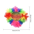 thumbnail image 5 of SJLDQY Carnival Mens Clown Dress Up Funny Dot Tops Pants Outfits Party Stage Performance Clothes Set, 5 of 9