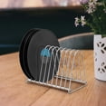 thumbnail image 2 of Vinyl Record Stand Storage Holder Rack For Vinyl Records Table Record Stand Stainless Steel Record Disc Holder File Rack, 2 of 5