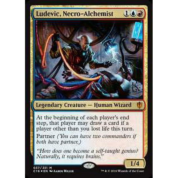 MtG Commander 2016 Mythic Rare Ludevic, Necro-Alchemist #37