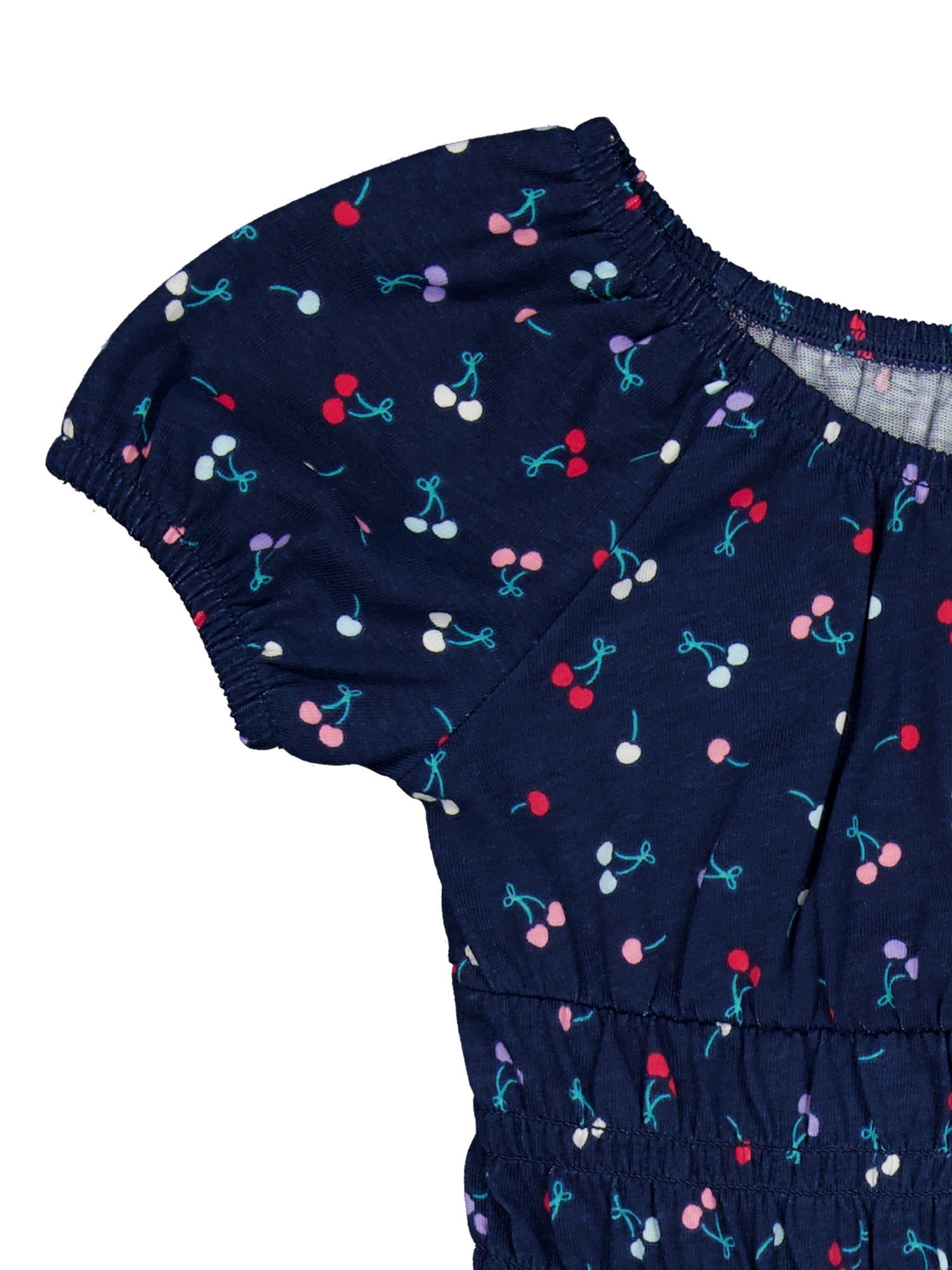 Wonder Nation Girls Smocked Waist Dress, Sizes 4-18 & Plus