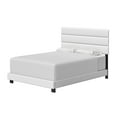 thumbnail image 3 of Boyd Sleep Grand Size Rembourré Napoli Matelas Plate-Forme Lit Cadre, Blanc, 3 of 7