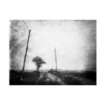 Canvas Wall Art - Delphine Margau 'Like A Rainy Day' Wall Art for Living Room, Bedroom, or Office Décor by Trademark Fine Art - 19 x 14 Inches