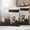 White Brown, variant on Texas Stars Vintage Outdoor Waterproof Pillow Covers, Bless OurHome Pots Country Wooden Plank Decorative Square Throw Pillowcase Sofa Cushion Sham for Patio/Couch/Chair, 24"x24" 2 Pack