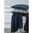 thumbnail image 3 of KOSSMAI Square Linen Classic Houndstooth Pattern Cushion Cover & Insert Throw Pillow Pad for Home Deco Black 19.7" X19.7", 3 of 6