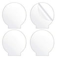 thumbnail image 1 of 4Pcs Clear Acrylic Sheet Round Panel Thick (4mm) Plastic Acrylic Board for LED Light Base,Sign,DIY Display Projects, 1 of 7