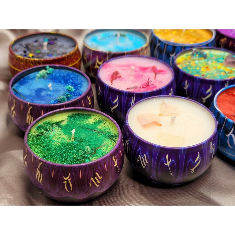 Frankincense & Myrrh Scented Soy Candle Manifestation Meditation Candle  Luxury Handmade Candle Healing Candle Spiritual Gifts 