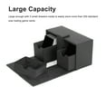 thumbnail image 4 of Card Deck Box with 3 Drawers Large Capacity Magnetic Closure PU Leather Game Card Storage Box for Holding Over 200 Cards, 4 of 7