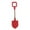 Red, variant on 1PC Boy and Girl 's Snow Shovel Boy and Girl 's Beach Shovel with Wooden Handle