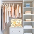 thumbnail image 4 of Yayeee Collapsible Cube Storage Bin with Lid Fabric Closet Decorative Basket with Handles, Beige Clouds, 4 of 7