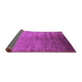 thumbnail image 2 of Ahgly Company Indoor Square Oriental Purple Industrial Area Rugs, 5' Square, 2 of 4