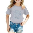 thumbnail image 1 of Hiiyo Little Girls Graduation Graphic T-Shirt Short Sleeved T Shirt, Sizes 3-13, 1 of 3