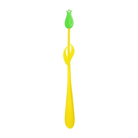 

Xssm Tulip Long Handle Shoe Horn Flower Shape for Seniors Men Women Kids Elder Boots Casual Sports Dress Shoe Lifter Helper