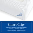 thumbnail image 4 of Wamsutta 1846 4-Piece 400 Thread Count Bright White Egyptian Giza Cotton Percale Bed Sheets, Queen-Deep Pocket, 4 of 10