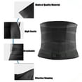 thumbnail image 4 of Unique Bargains M Size Men's Abdominal Slim Belt Adjustable Waist Shaper Tummy Control Body Shaper Waist, Black, 4 of 7