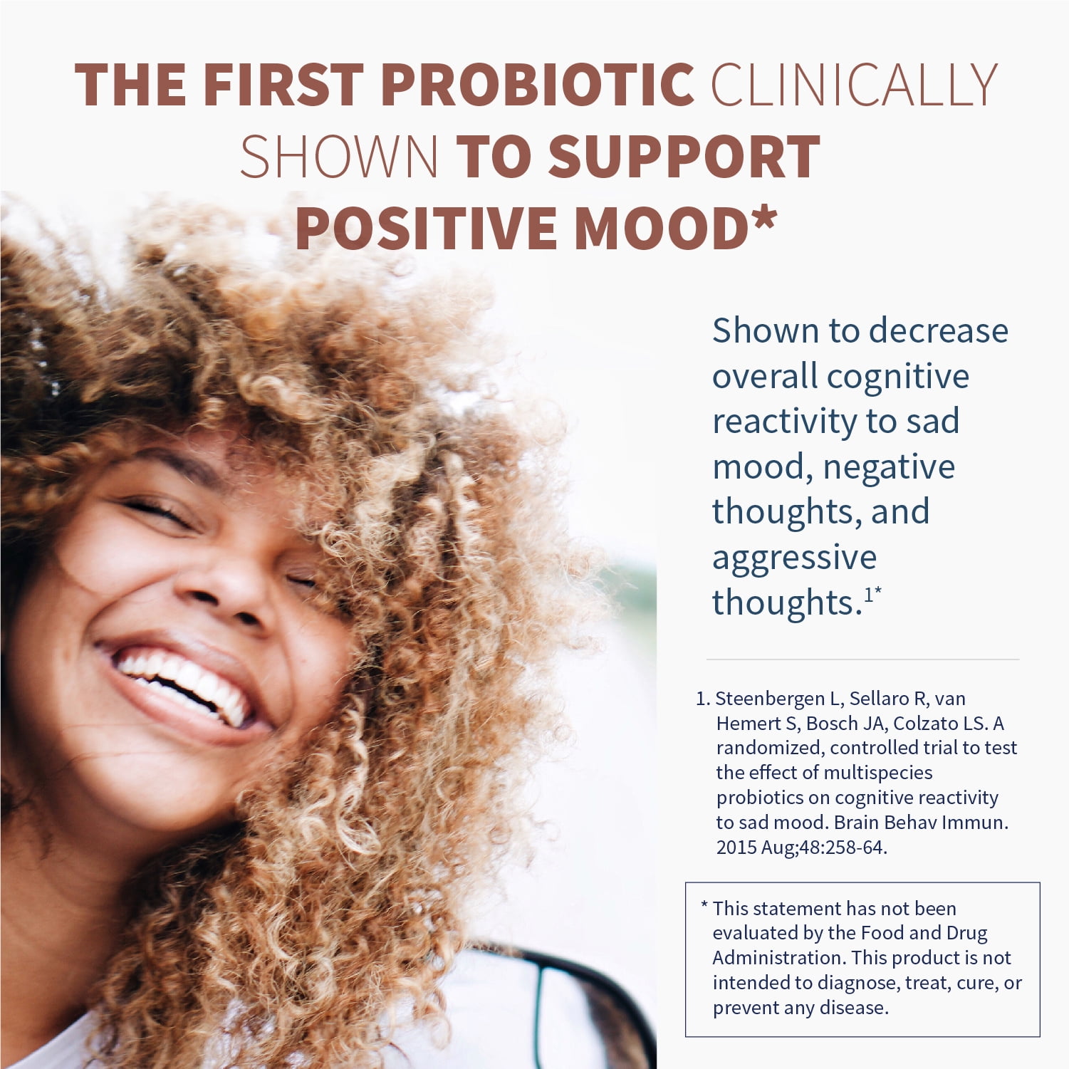 Mood Probiotic Powder - Klaire Labs Target gb-X with Bifidobacterium & Lactobacillus, Clinically Demonstrated to Promote Positive Mood, Shelf-Stable & Hypoallergenic for Men & Women (30