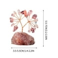 thumbnail image 2 of Nilvkv Natural Colorful Crystal Stone Crushed Stone Wealth Tree Handwoven Amethyst Base Money Tree Home Decoration, Decoration Ornaments, Home Decor, 2 of 6