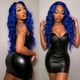 thumbnail image 2 of Extensiones de cabello GveoxVO Pure Blue Body Wave 8A Brazilian, 2 of 7