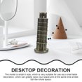 thumbnail image 3 of unbranded De Torre De Pisa Decorativo En Aleación Marrón Para Y, 3 of 5