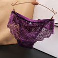 thumbnail image 3 of Women's Sexy Lace Low Waist Panties - Lifting Cotton Crotch, M-L Sizes with Waist/Length - Pure Desire Style Underwear, 3 of 3