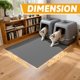 thumbnail image 2 of Tapete para arena de gato Pieviev impermeable 91 x 76 cm gris, 2 of 7