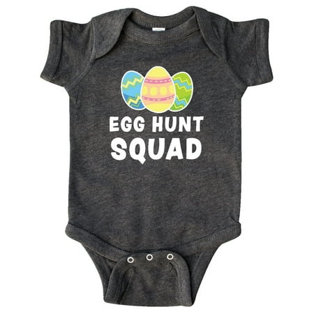 

Inktastic Egg Hunt Squad with Easter Eggs Gift Baby Boy or Baby Girl Bodysuit