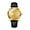 Men_Gold, variant on Couple Quartz Watch – Water-Resistant, Leather Strap, Calendar Display, Elegant Design