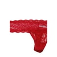 thumbnail image 3 of B.Temptd Tango Red Lace Kiss Thong S, 3 of 3