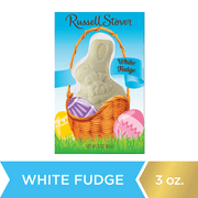 Russell Stover White Pastelle Solid Easter Bunny, 3 Oz.