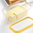 thumbnail image 5 of Contenedores Para Alimentos Plato para Mantequilla con Tapa y Cortador, Sellado para Manteca, Estuche para Cortar Mantequilla, Bueno para Cocinar y Regalar, Libre de BPA y Hermético, 5 of 5