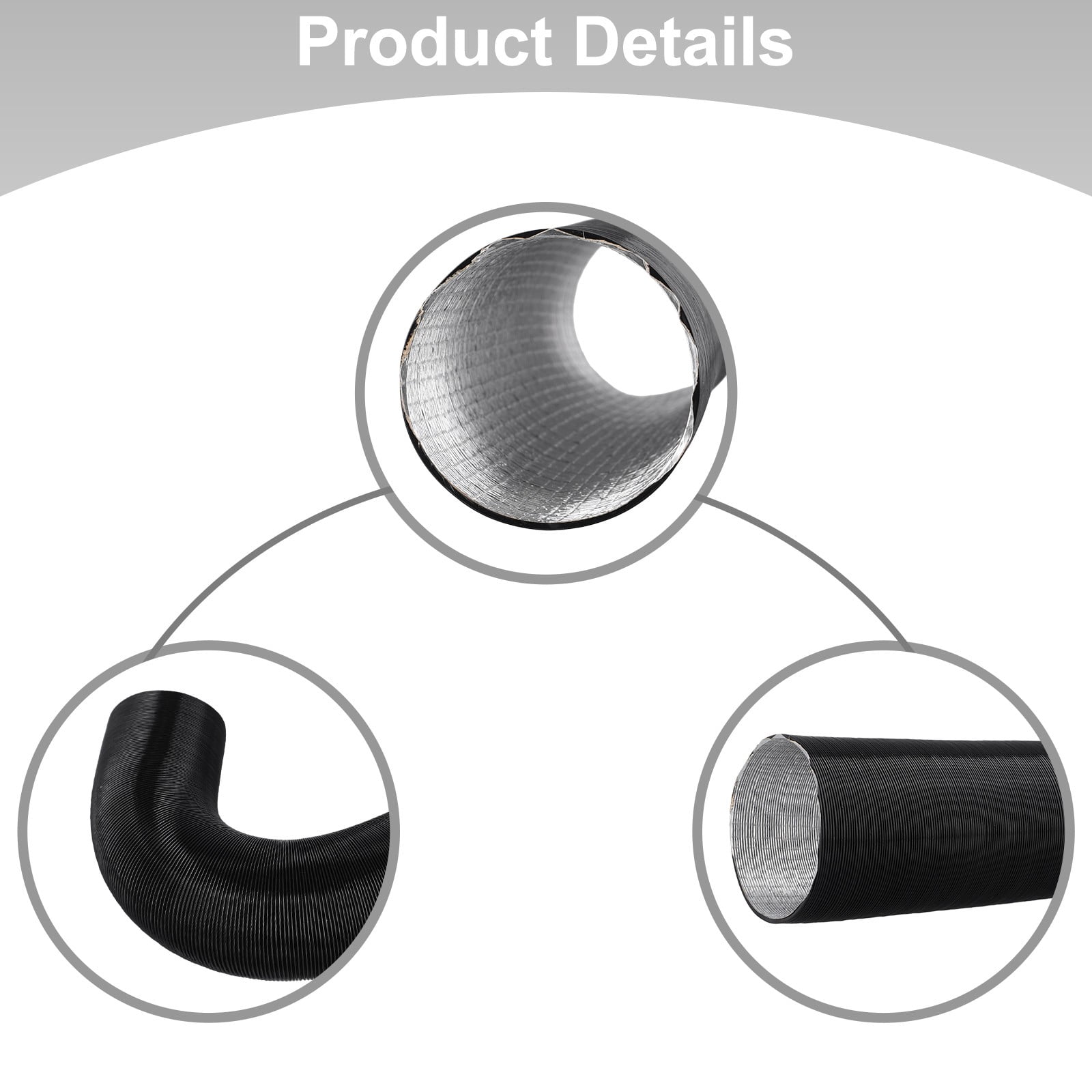 sailesiti Duct Hose for Efficient For Air Flow in Diesel Parking Heaters up to 300CM