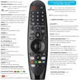 thumbnail image 7 of Voice Magic Remote for LG OLED QNED NanoCell Webos Smart TV Magic Remote Control Replacement AKB75855501 AN-MR20GA MR19BA MR21 MR22 MR23 MR24 GA GN GC MR18BA MR650A, with Pointer Function, 7 of 7