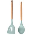 thumbnail image 1 of 2 Pcs Non-stick Silicone Cooking Kitchen Utensils Kitchen Gadgets Tools for Nonstick Cookware, 1 of 5
