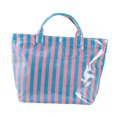 thumbnail image 2 of Bolsa de deporte impermeable de gran capacidad para gimnasio, playa o picnic. Azul rosa, 2 of 9