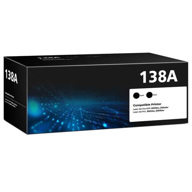 Cartucho de Tóner Diegees 138A Negro Compatible con HP 138A 138X