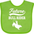 thumbnail image 3 of Inktastic Future Bull Rider Rodeo Riding Boys Baby Bib, 3 of 4