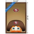 thumbnail image 3 of NFL San Francisco 49ers - S. Preston Mascot Sourdough Sam 20 Wall Poster, 14.725" x 22.375", Framed, 3 of 3